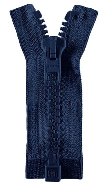 Reißverschluss P60 Werra teilbar 70cm tintenblau Opti