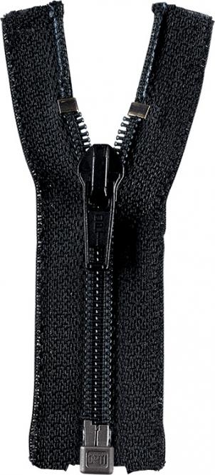 Reißverschluss S60 Fulda teilbar 60cm schwarz Opti