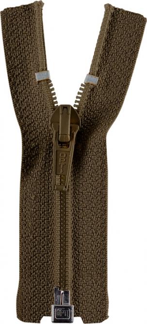Reißverschluss S60 Fulda teilbar 35cm oliv Opti