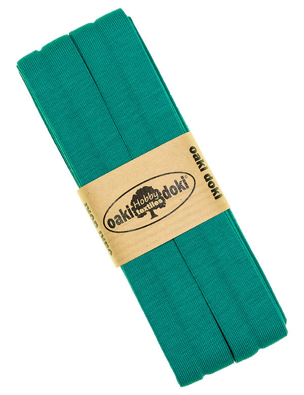 Jersey Schrägband karibik gefaltet 40/20mm oaki doki