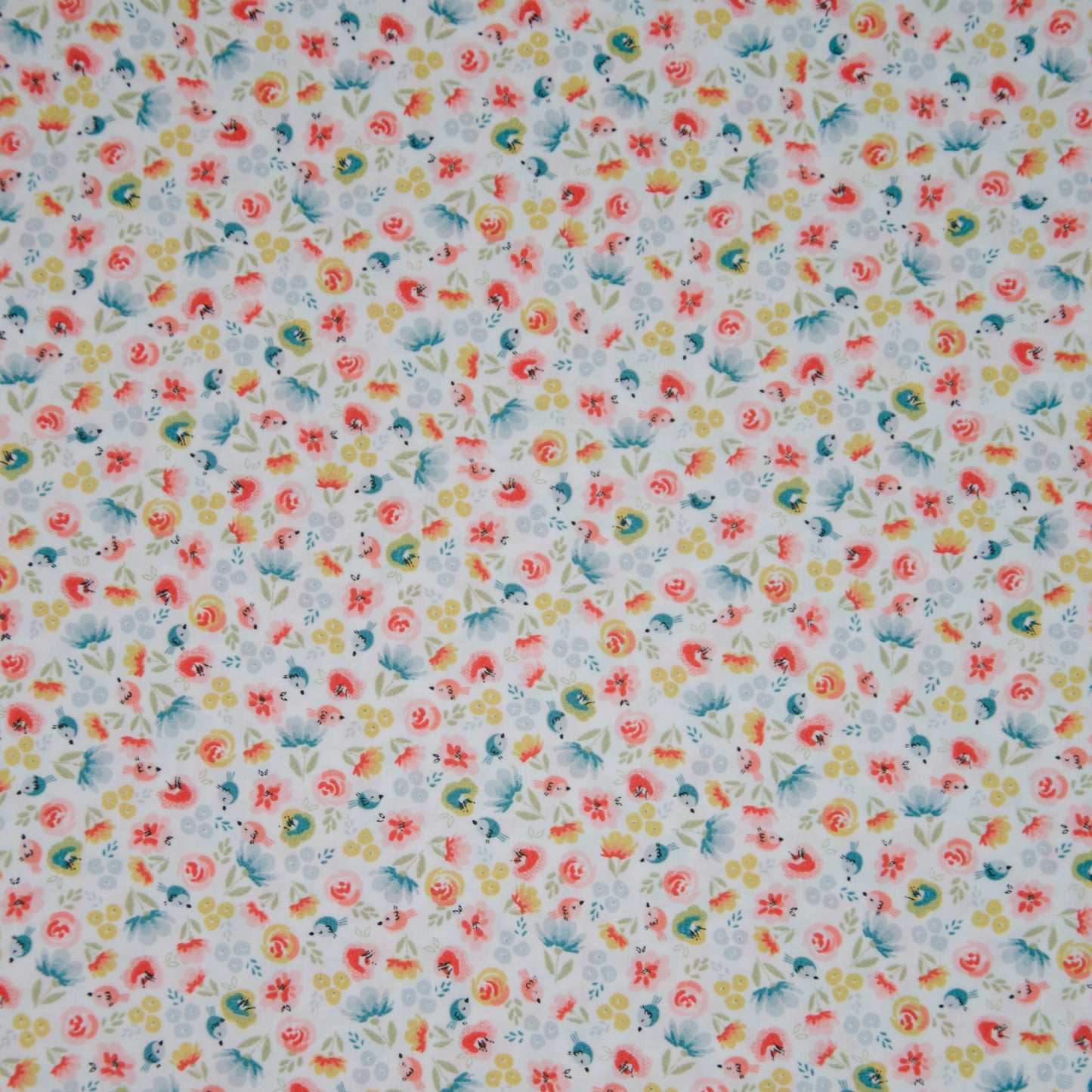 25cm BW „Florencia“ millefiori weiß/blau/gelborange/senf 18,60EUR/m Hilco