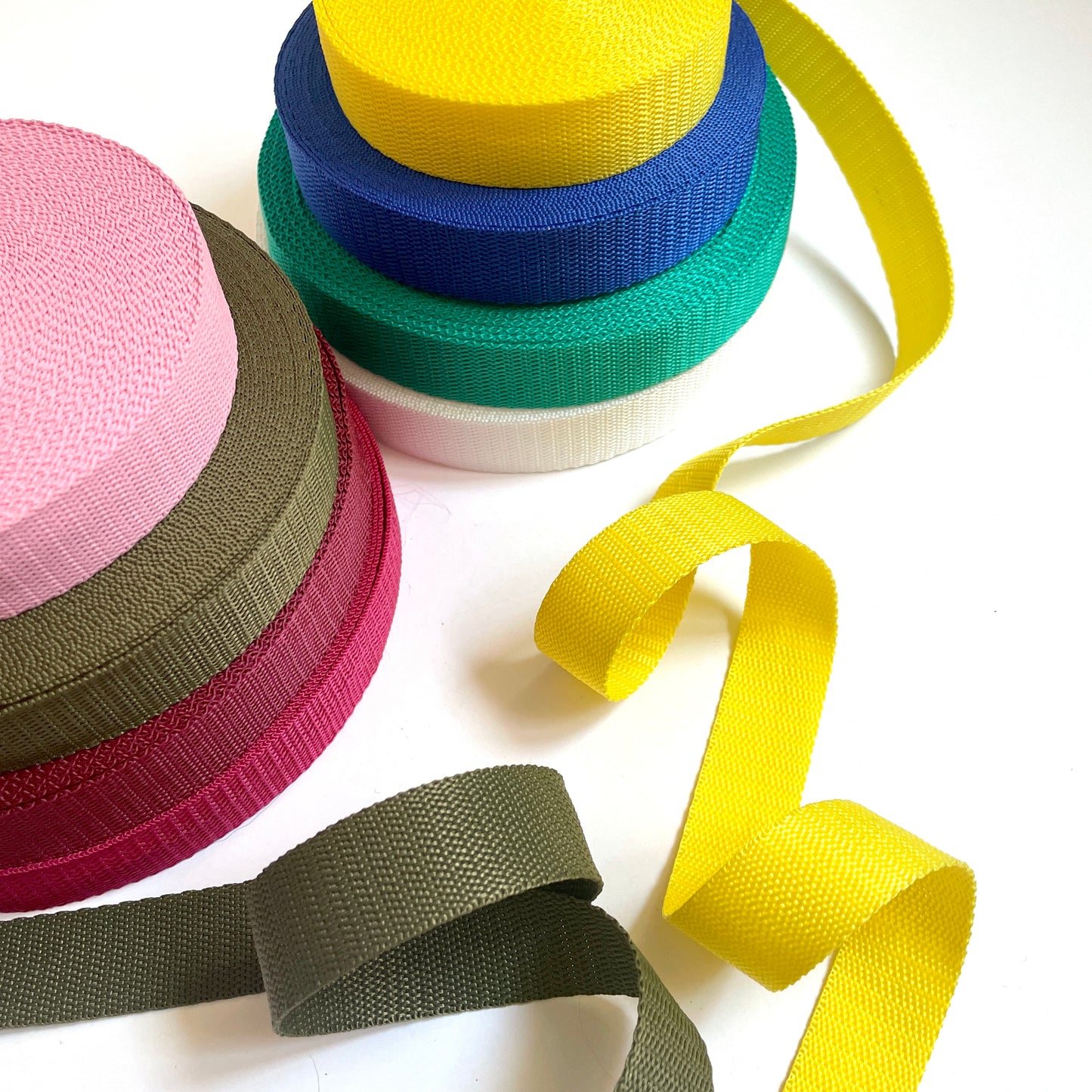 Gurtband 25mm orange soft