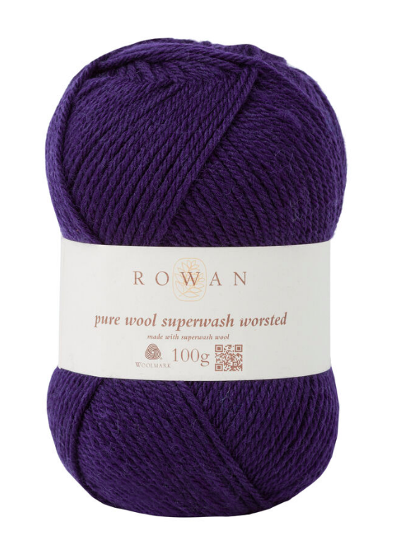 Wolle „pure wool worsted