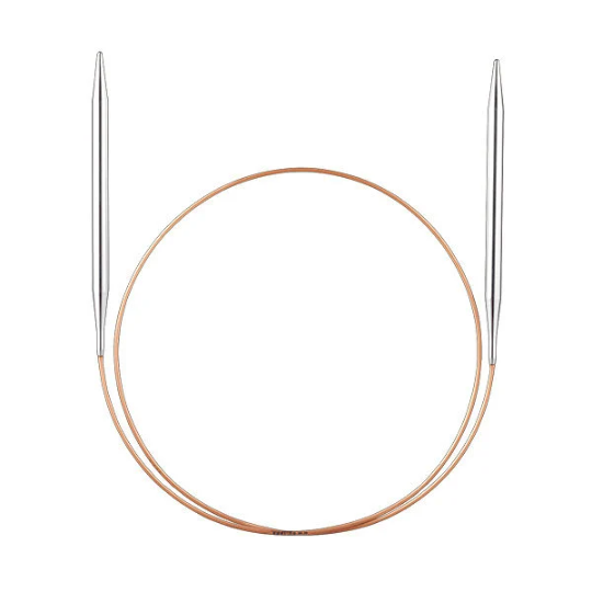 Rundstricknadeln 120cm Messing 2,0mm Addi