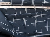 25cm Bio-Canvas „merry hatch dusk – merryweather" Gitter birch fabric