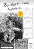 Papierschnittmuster „Zwergenverpackung – Baby-Kollektion" farbenmix Deckblatt