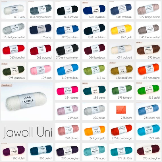 Jawoll Sockenwolle signalrot LANG YARNS