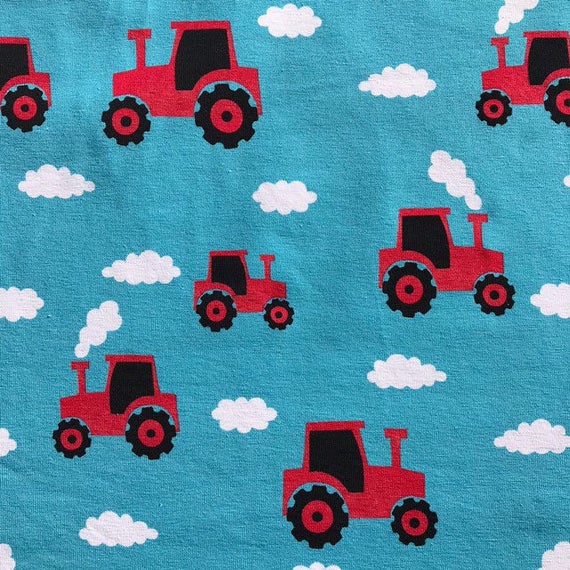 25cm Jersey „Trekker" hllblau/rot