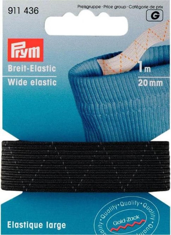 Elastic-Band weich 30mm schwarz Prym