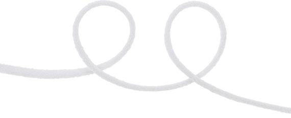 Elastic Kordel soft weiß 2mm