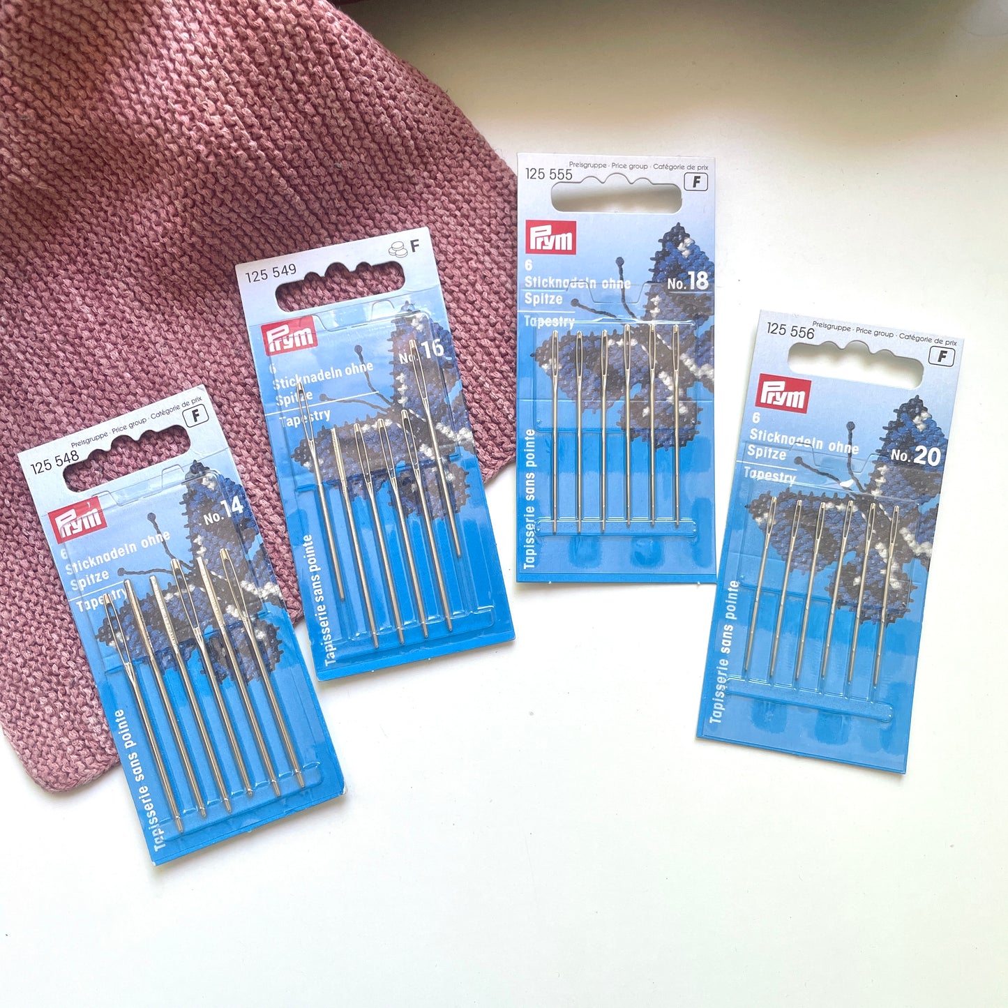 Stick- und Stopfnadeln No.20 (1mm x 43mm) runde Spitze Prym