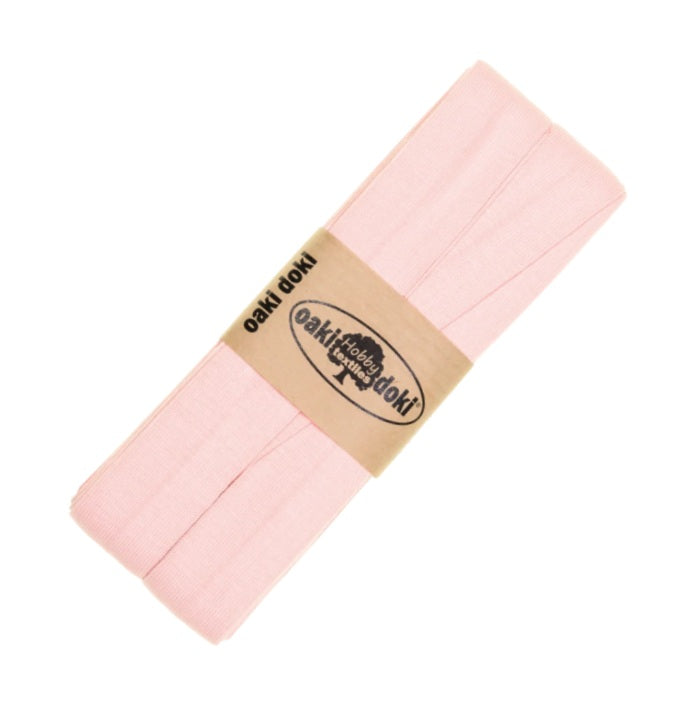 Jersey Schrägband Stretch gefaltet 40/20 mm – elastisches Einfassband – oaki doki