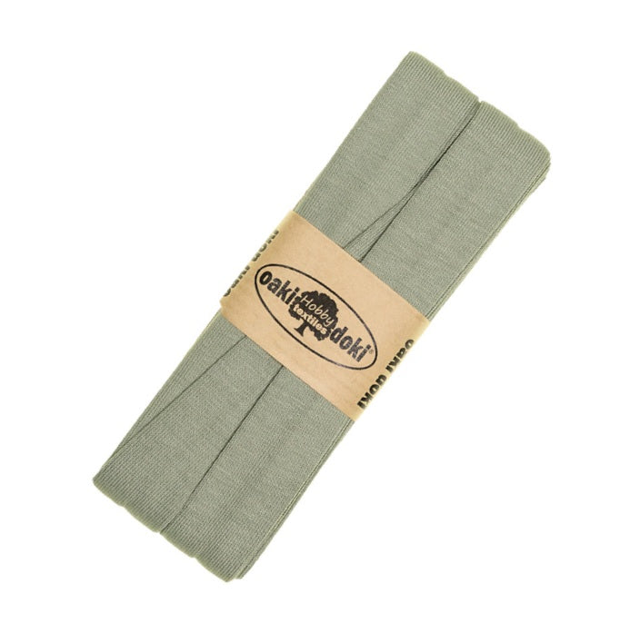 Jersey Schrägband Stretch gefaltet 40/20 mm – elastisches Einfassband – oaki doki