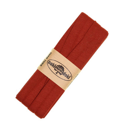 Jersey Schrägband Stretch gefaltet 40/20 mm – elastisches Einfassband – oaki doki