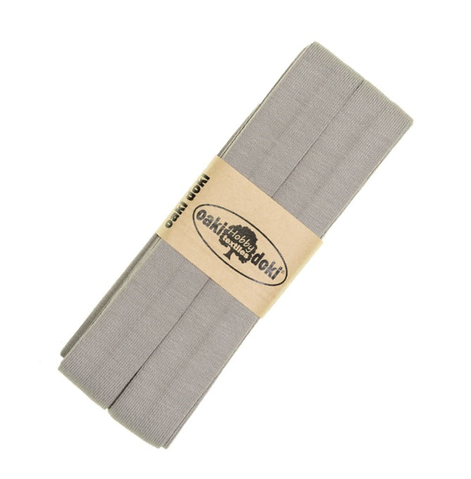 Jersey Schrägband Stretch gefaltet 40/20 mm – elastisches Einfassband – oaki doki