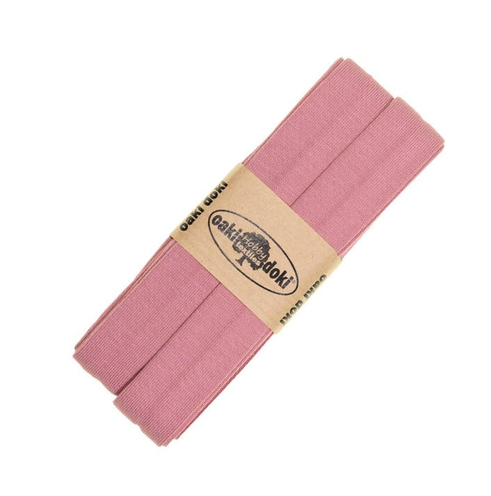 Jersey Schrägband Stretch gefaltet 40/20 mm – elastisches Einfassband – oaki doki