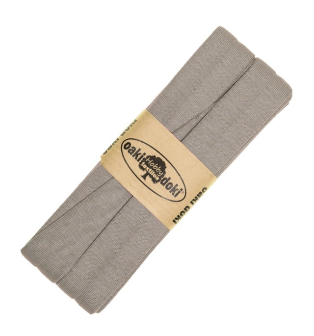 Jersey Schrägband Stretch gefaltet 40/20 mm – elastisches Einfassband – oaki doki