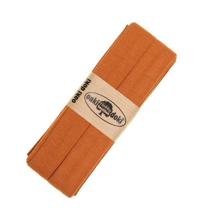 Jersey Schrägband Stretch gefaltet 40/20 mm – elastisches Einfassband – oaki doki