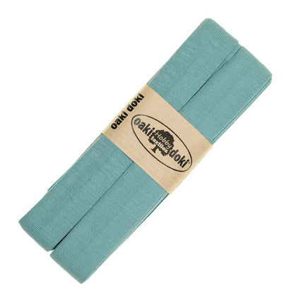 Jersey Schrägband Stretch gefaltet 40/20 mm – elastisches Einfassband – oaki doki