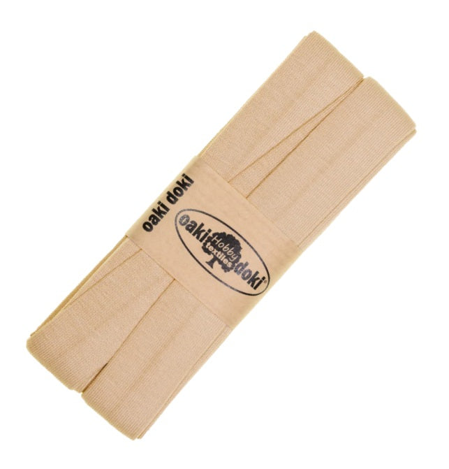 Jersey Schrägband Stretch gefaltet 40/20 mm – elastisches Einfassband – oaki doki