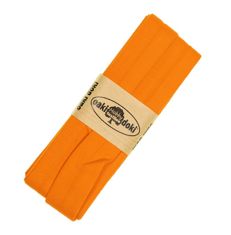 Jersey Schrägband Stretch gefaltet 40/20 mm – elastisches Einfassband – oaki doki