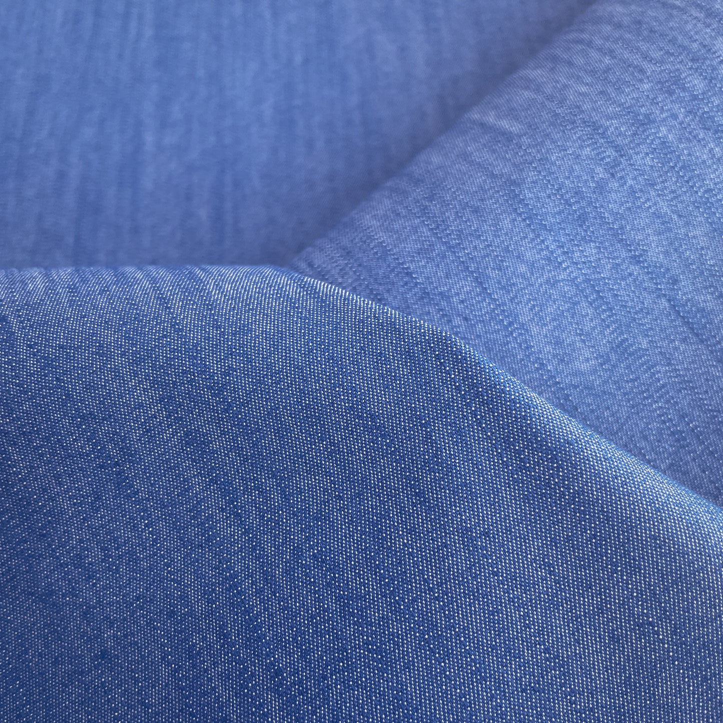 25cm Jeansstoff „Summer Denim" Stretch leicht blau Hilco