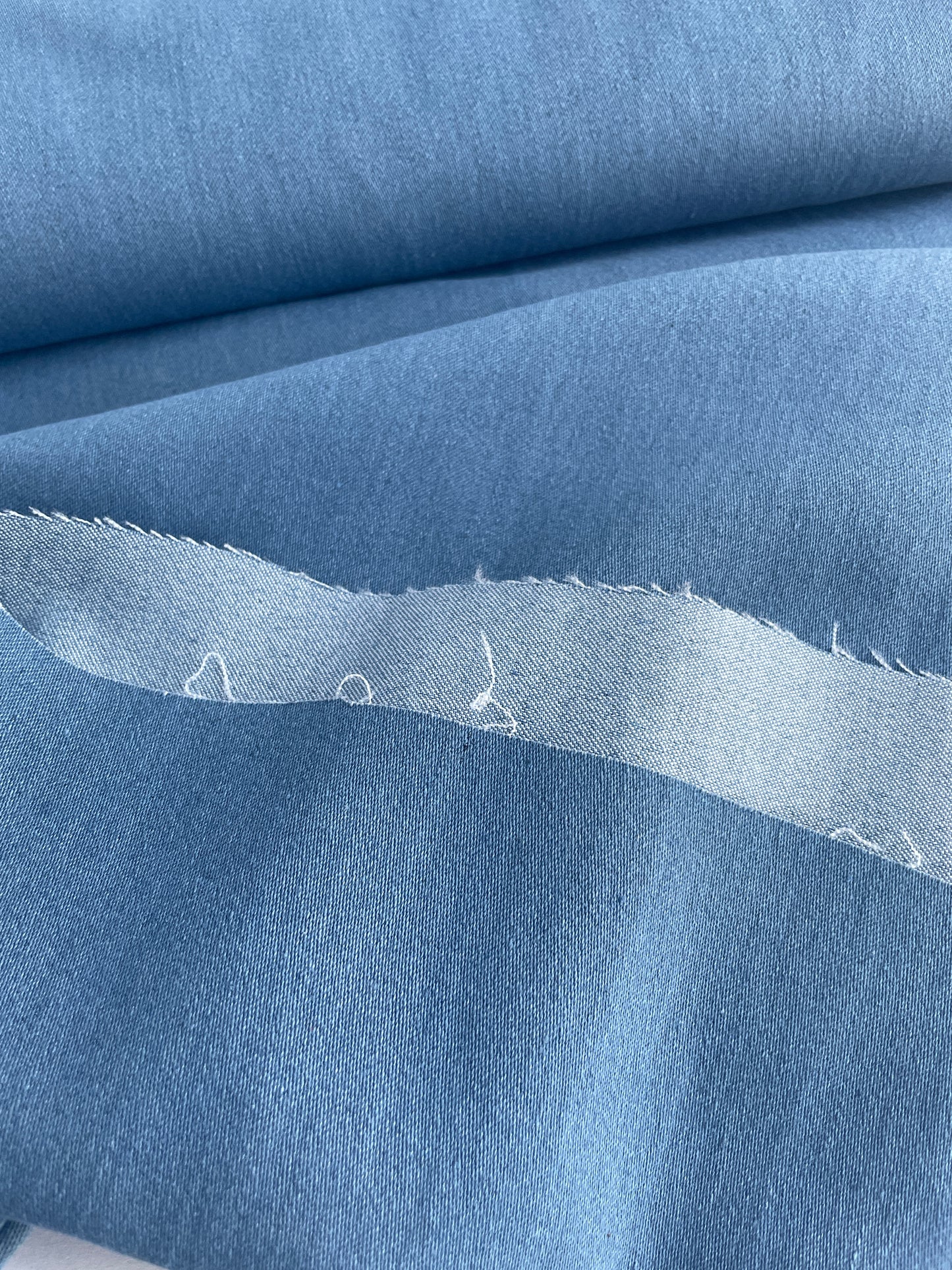 25cm Jeansstoff „Dallas" Stretch mittelblau mittelschwer 8,2oz Swafing