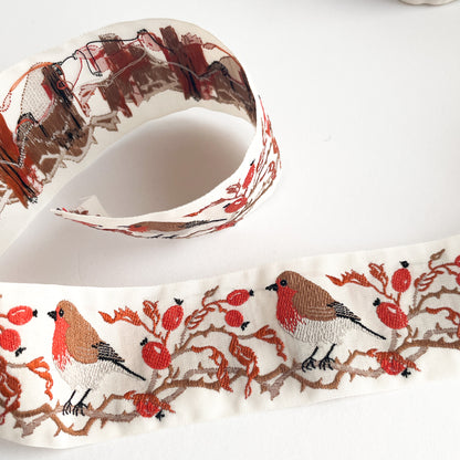 Webband Rotkehlchen Westfalenstoffe