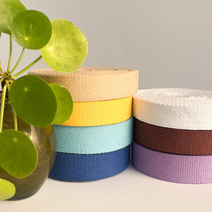 Gurtband Baumwolle 30mm orchidee