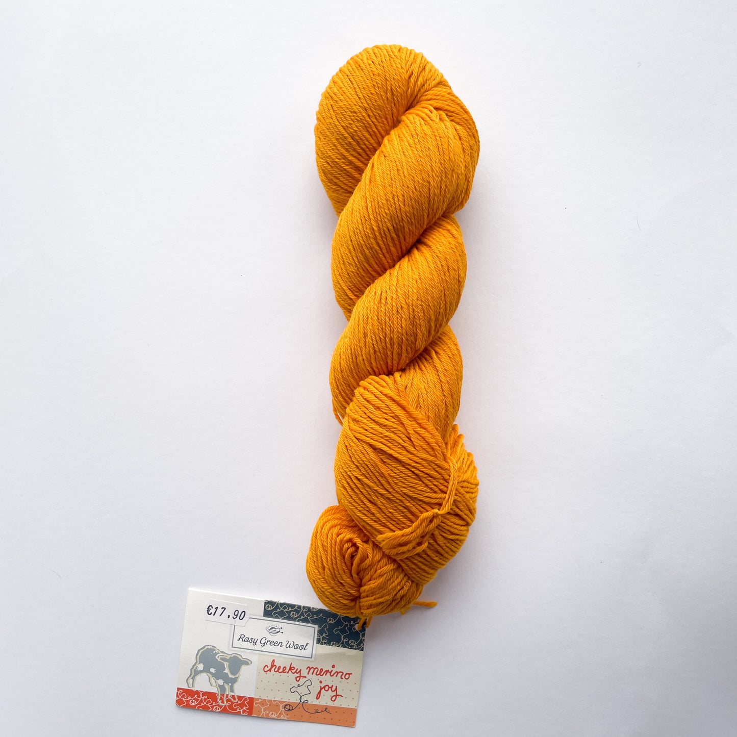 Bio-Wolle „Cheeky Merino Joy" sonnenblume Rosy Green Wool