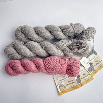 Bio-Wolle „heb merino fine" Devon Natur Rosy Green Wool