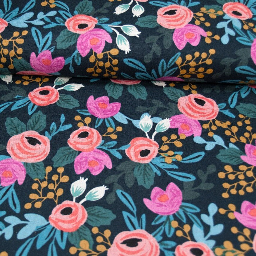 Canvas Rosa Navy – Menagerie – Cotton + Steel