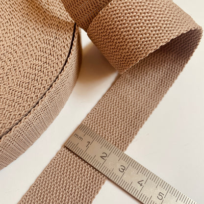 Gurtband 30mm camel soft
