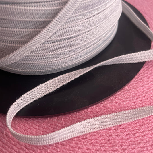 1m Gummiband Sport Elastic weiß 6mm 0,90€/m
