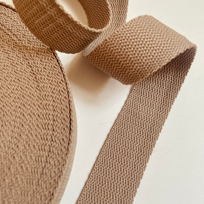 Gurtband 30mm camel soft