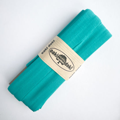 Jersey Schrägband Stretch gefaltet 40/20mm oaki doki