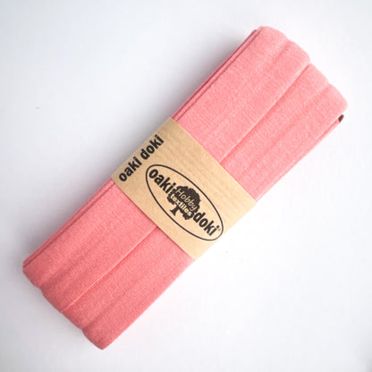 Jersey Schrägband Stretch gefaltet 40/20mm oaki doki