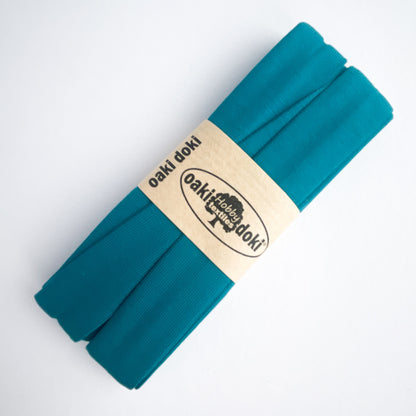 Jersey Schrägband Stretch gefaltet 40/20mm oaki doki