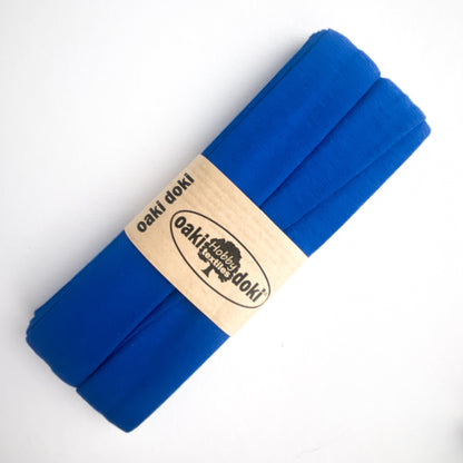 Jersey Schrägband Stretch gefaltet 40/20mm oaki doki