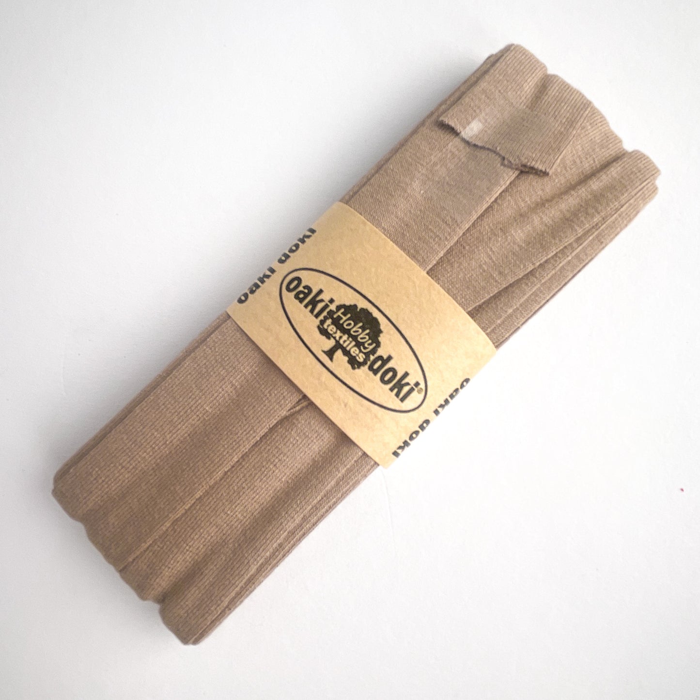 Jersey Schrägband Stretch gefaltet 40/20mm oaki doki