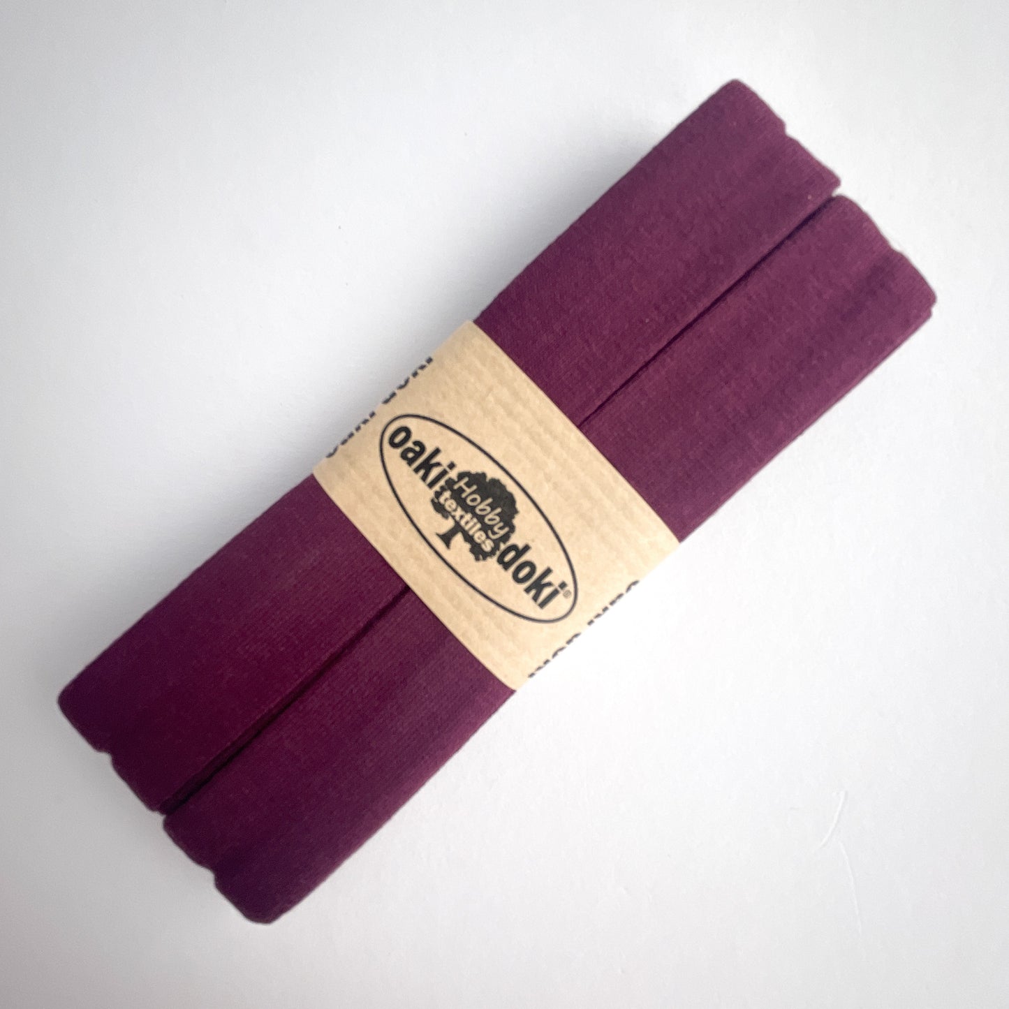 Jersey Schrägband Stretch gefaltet 40/20mm oaki doki