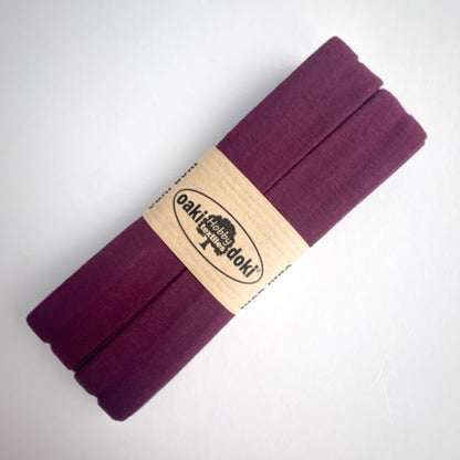 Jersey Schrägband Stretch gefaltet 40/20mm oaki doki