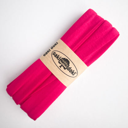 Jersey Schrägband Stretch gefaltet 40/20mm oaki doki