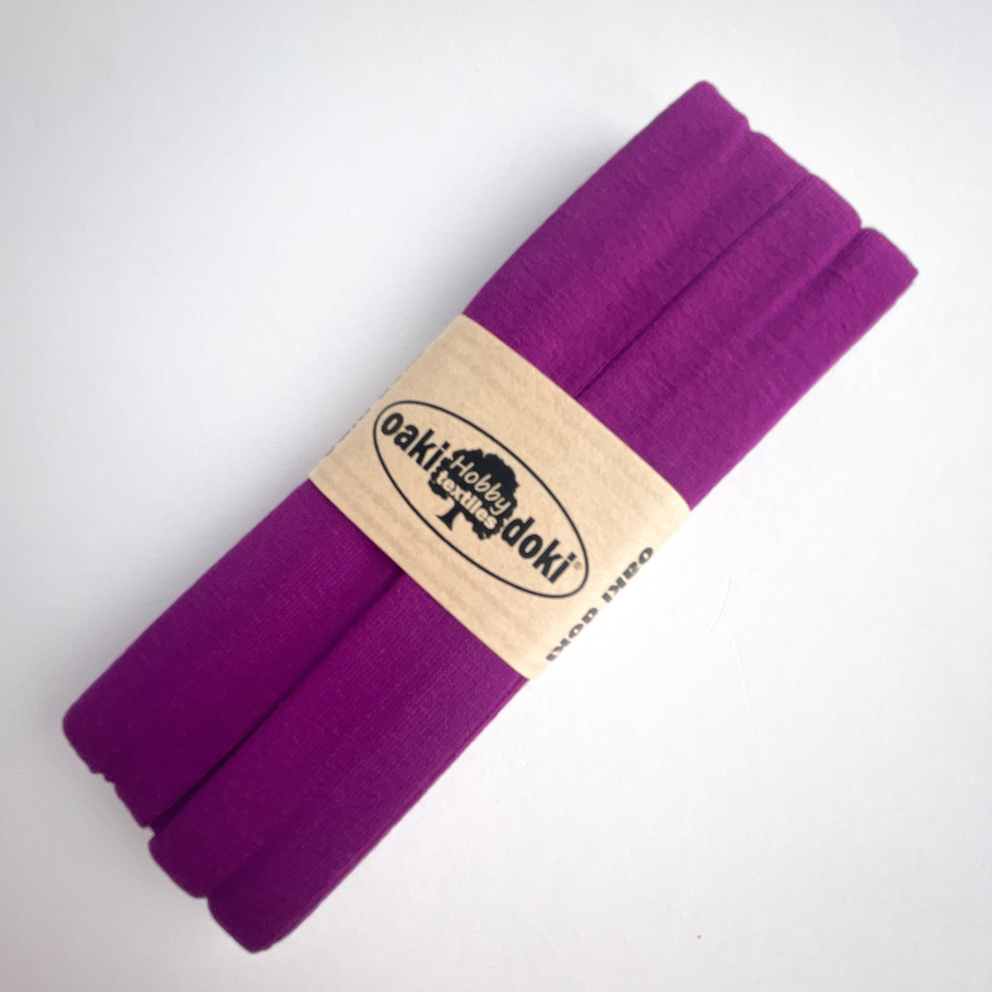 Jersey Schrägband Stretch gefaltet 40/20mm oaki doki