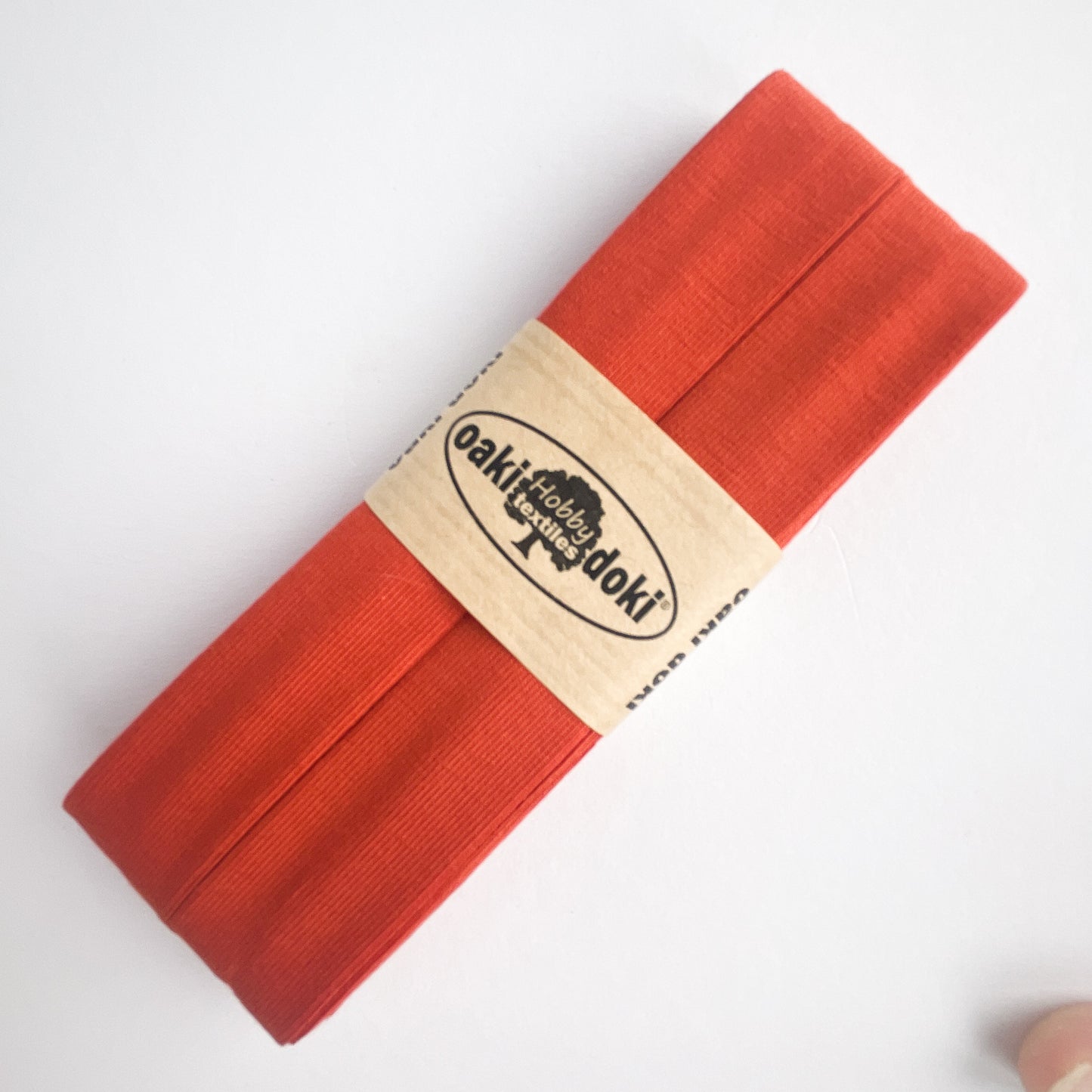 Jersey Schrägband Stretch gefaltet 40/20mm oaki doki
