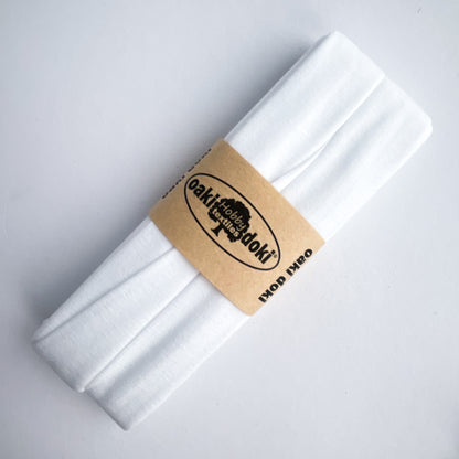 Jersey Schrägband Stretch gefaltet 40/20mm oaki doki