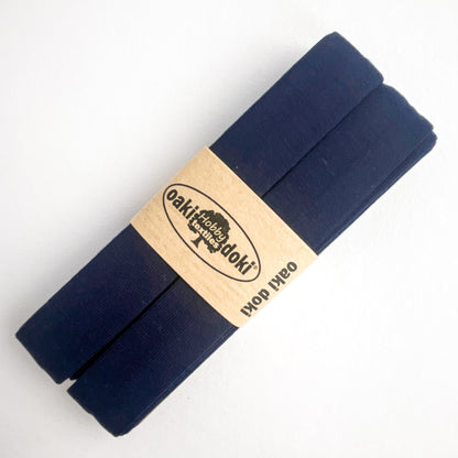 Jersey Schrägband Stretch gefaltet 40/20mm oaki doki