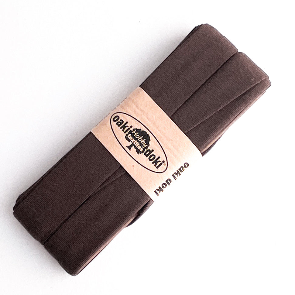 Jersey Schrägband Stretch gefaltet 40/20mm oaki doki