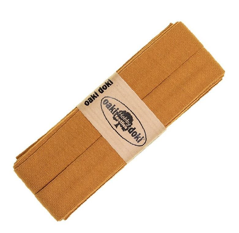 Jersey Schrägband Stretch gefaltet 40/20mm oaki doki