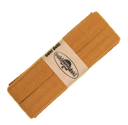 Jersey Schrägband Stretch gefaltet 40/20mm oaki doki